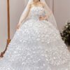 Váy cưới công chúa DR3236 mẫu 1