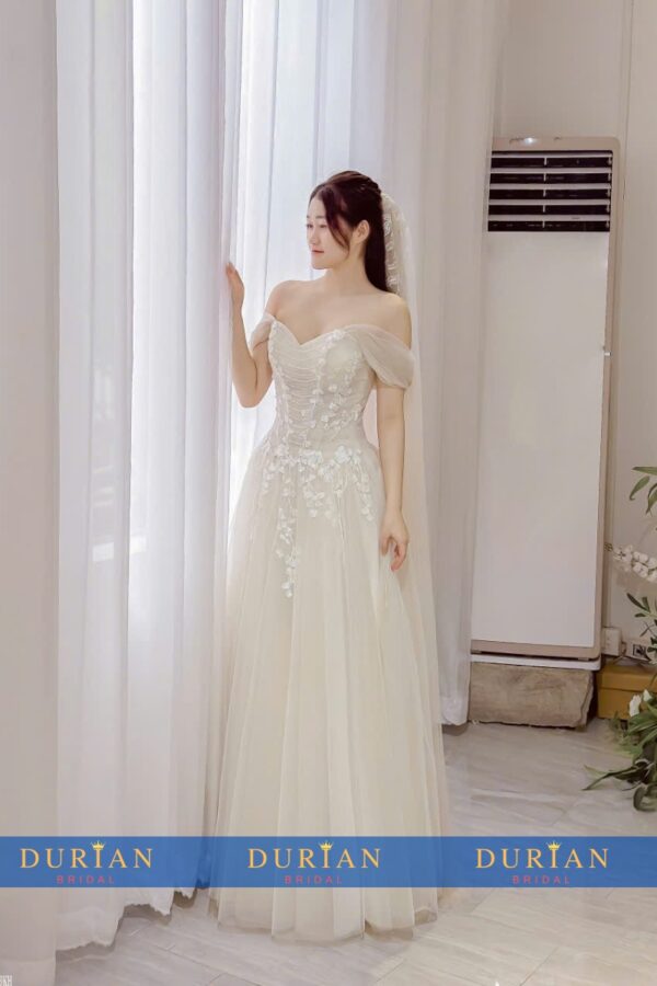 Váy cưới đi bàn dr2216 mẫu 1