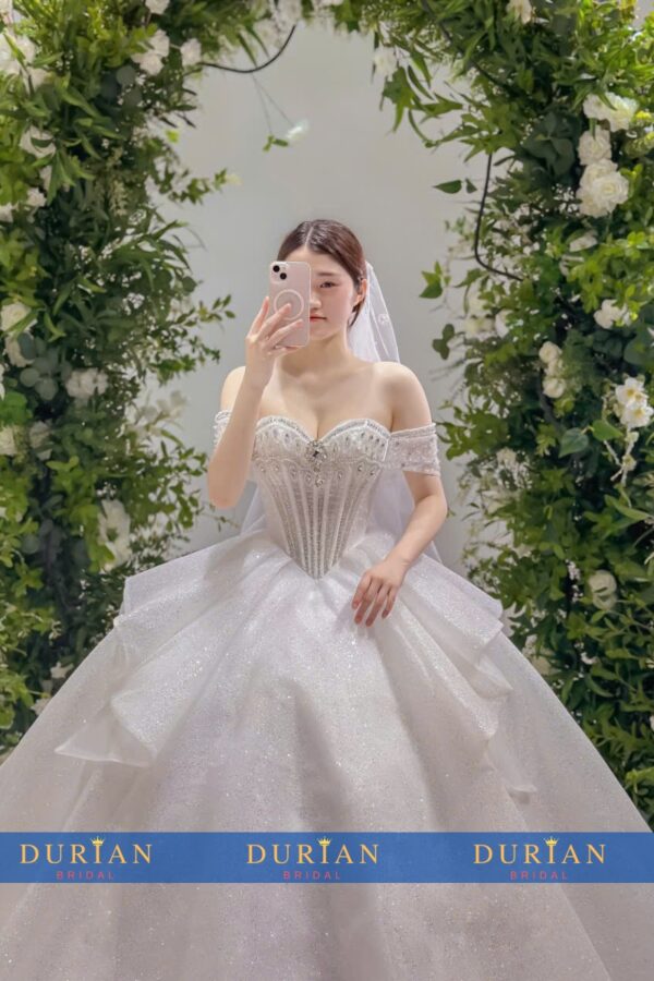 Váy cưới luxury DR6201 mẫu 2