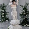 Váy cưới đuôi cá dr4201 mẫu 2