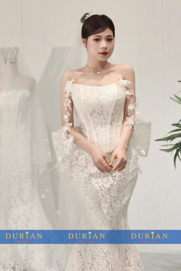 Váy cưới đuôi cá dr4212 mẫu 1