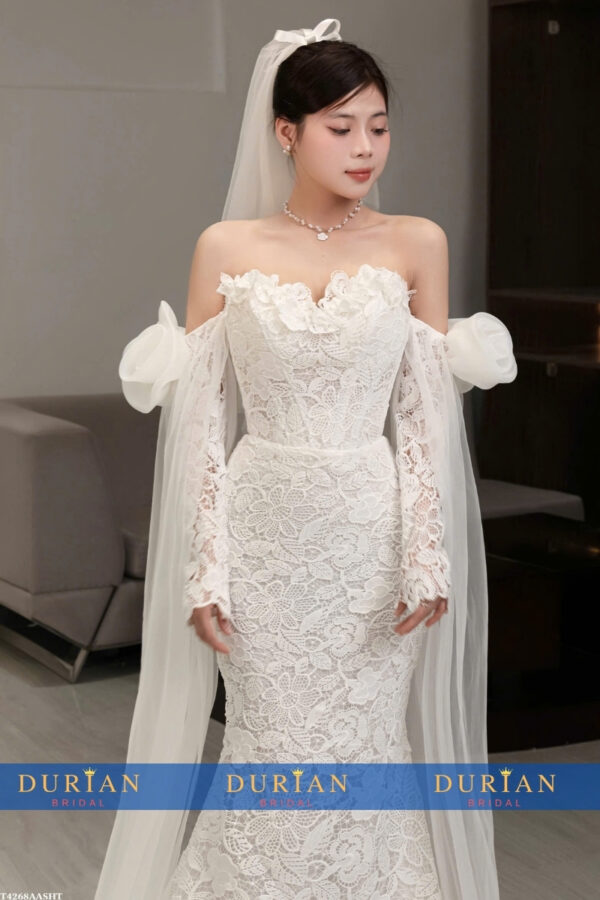 Váy cưới đuôi cá dr4215 mẫu 2
