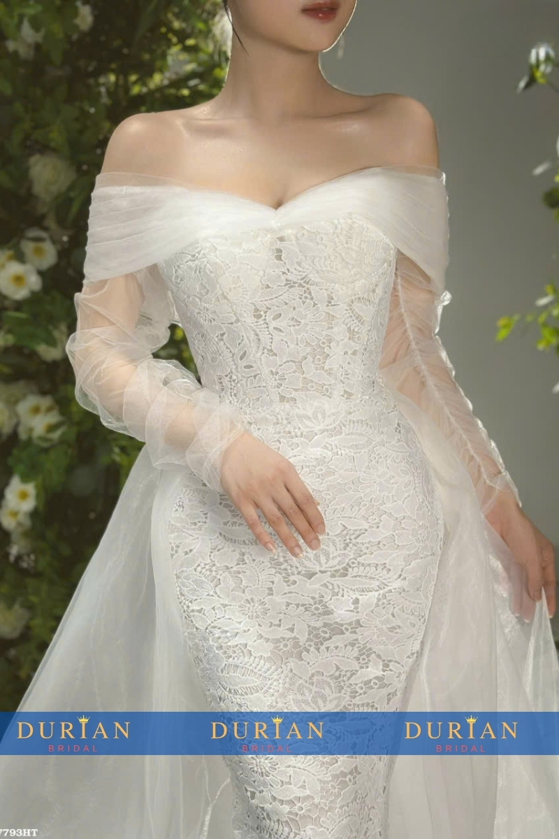 Váy cưới đuôi cá dr4231 mẫu 2