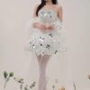 Váy cưới ngắn dr5224 mẫu 1
